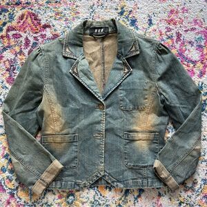 Insane 90s vintage Acid wash denim jacket